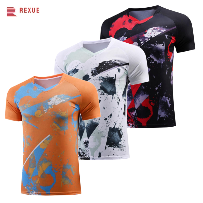 Badminton Jersey - Camisa de tênis de mesa com