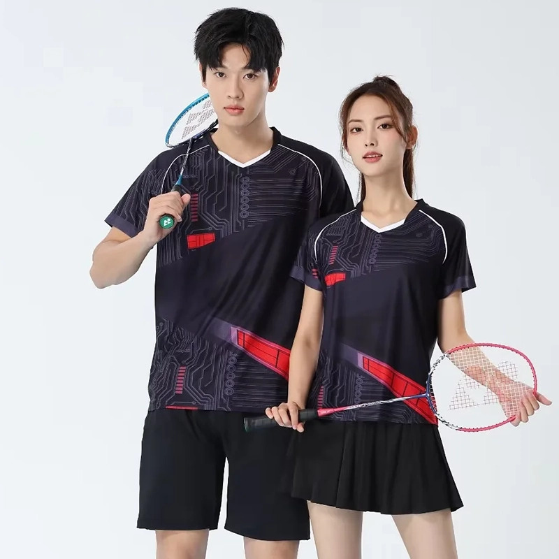 Badminton Jersey - Camisetas de Badminton Masculinas de Secagem