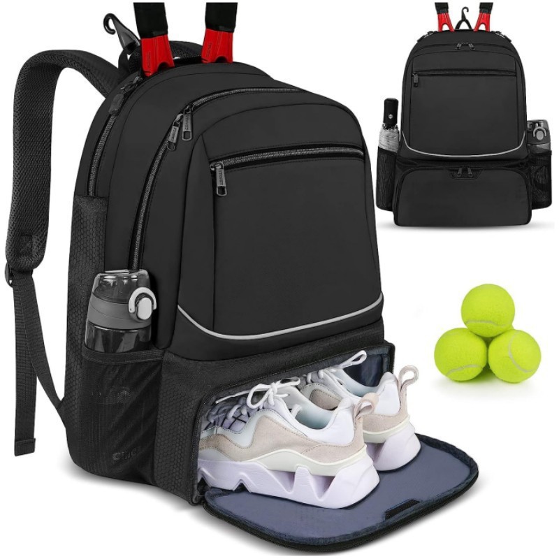 Badminton Court - Mochila de tênis de grande capacidade,