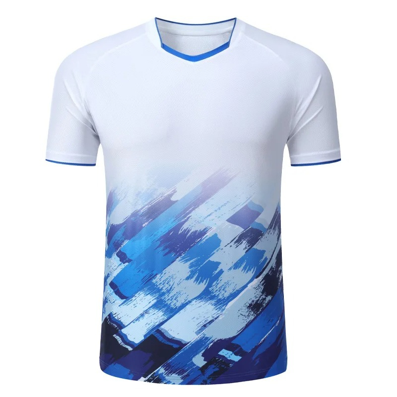 Badminton League - Camisetas Masculinas de Badminton de Manga