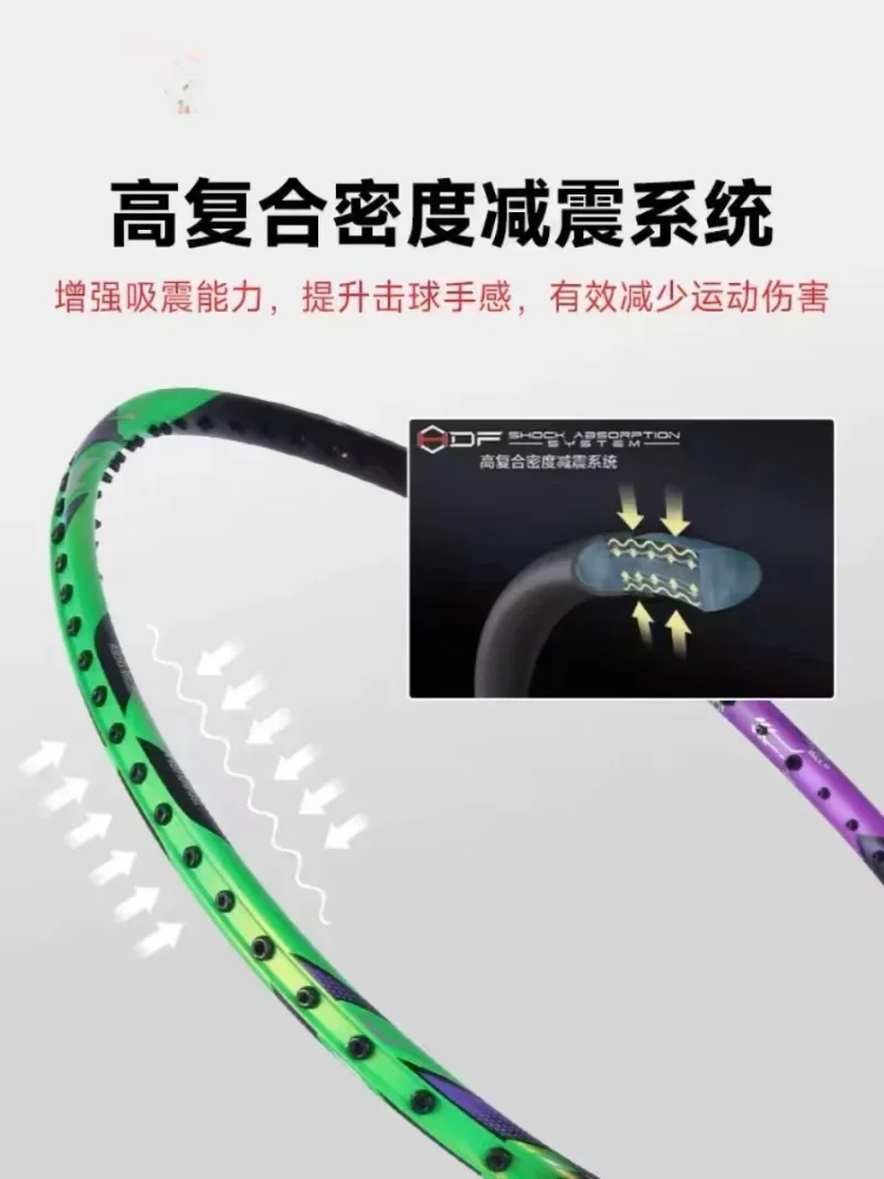 Nova Forro-HALBERTEC ZhanJi 90 - Li Ning Racket avaliação e preço