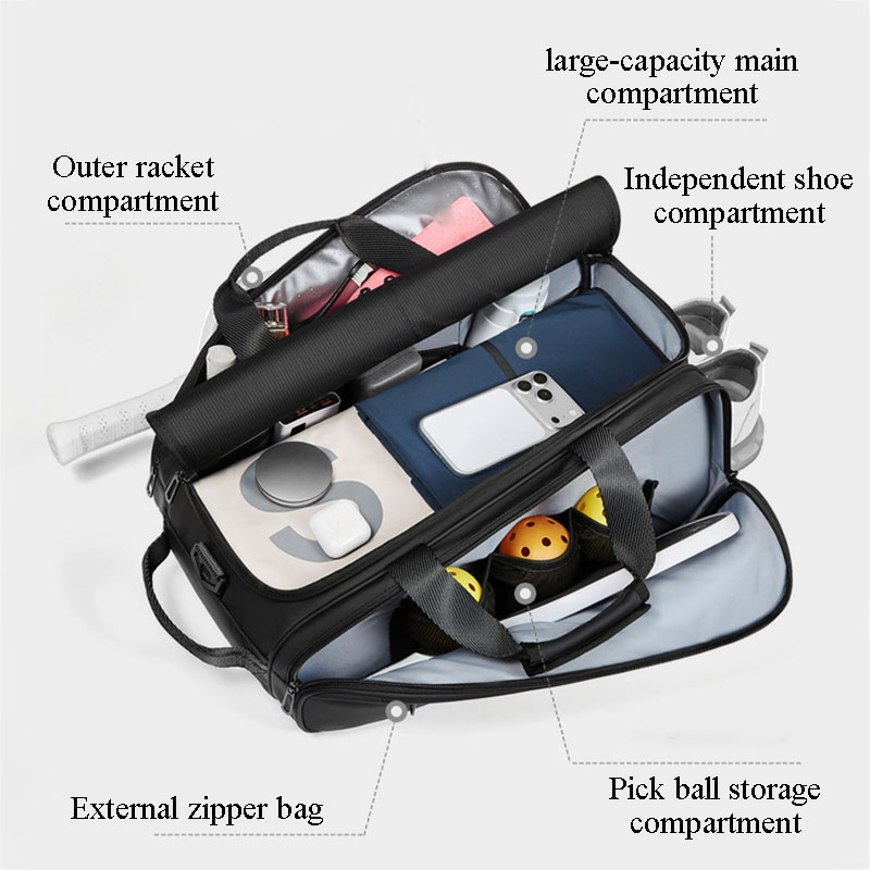 Bolsa de Tênis, Grande Capacid - Badminton Court avaliação e preço