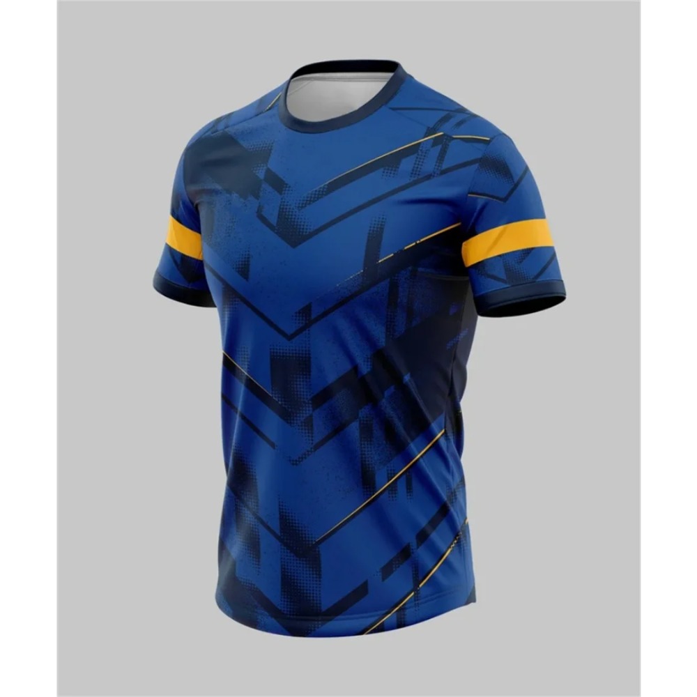 Camisetas masculinas impressas - Badminton Jersey avaliação e preço