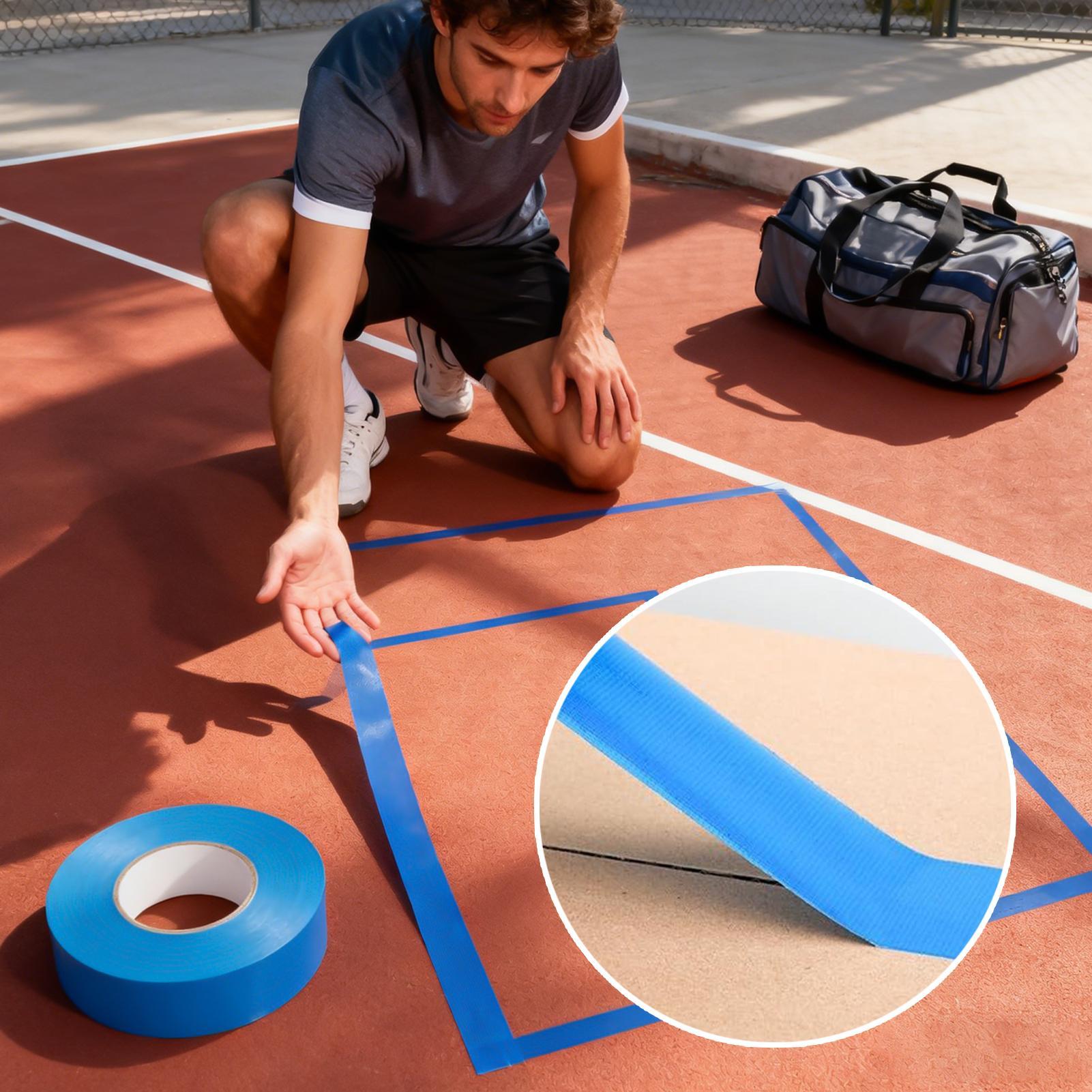 Fita de pickleball 0.16x164 pé - Badminton Court avaliação e preço